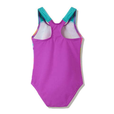 Toddler Girls Print One Piece Neon Jelly