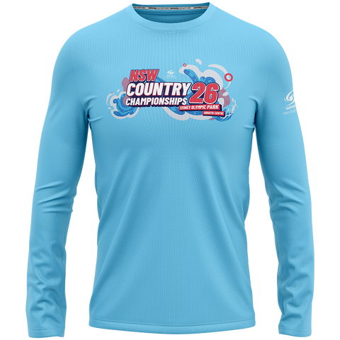 2026 Veriu NSW Country SC Championships Unisex Long Sleeve T-Shirt Sky Blue
