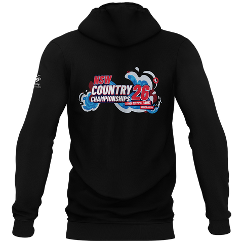 2026 Veriu NSW Country SC Championships Unisex Zipped Hoodie Black